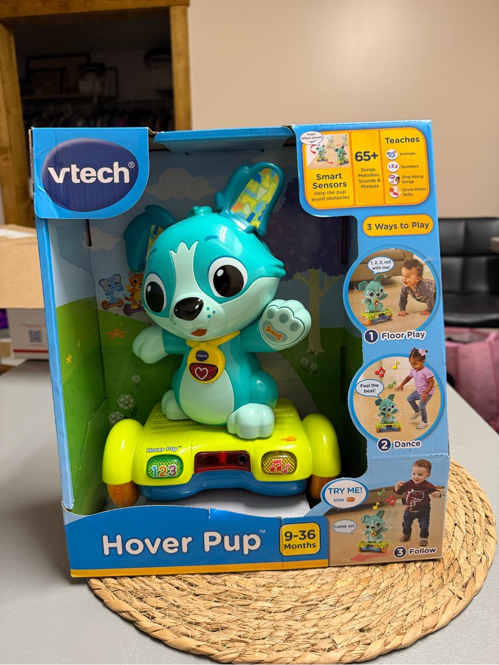 VTech Hover Pup Interactive Learning Toy - Teal and Lime